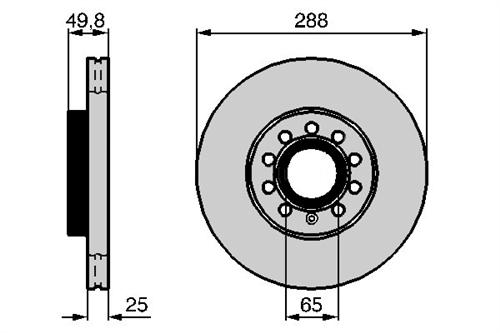 VALEO 197325 Fren Diski Ön - 5. Görsel