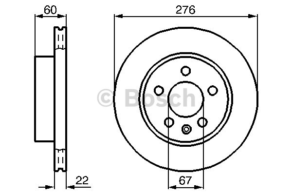 Ön Fren Aynasi Mercedes Vito W638 275.8 / 22 19 Mm Hava Kanalli - . Görsel