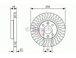 BOSCH 0986479W70 Fren Diski Ön - . Görsel