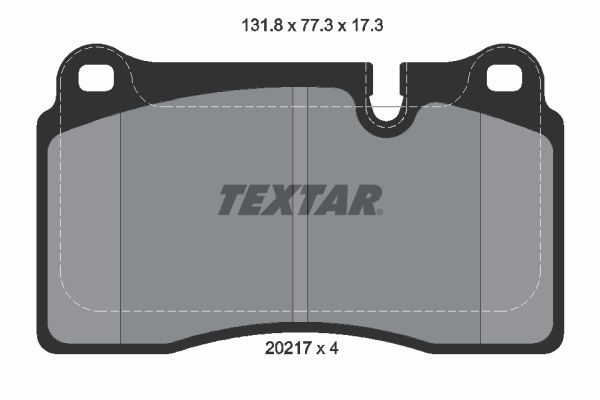 TEXTAR 2021701 Fren Balatası Ön
