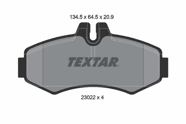 TEXTAR 2302201 Fren Balatası Ön