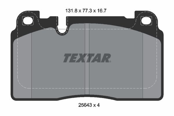 TEXTAR 2564305 Fren Balatası Ön