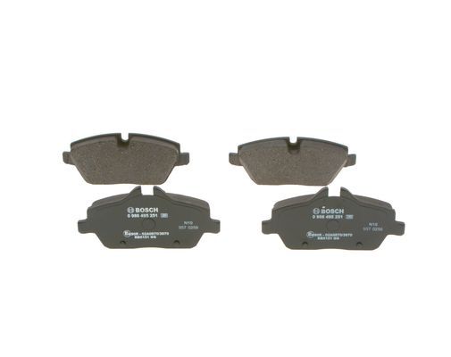BOSCH 0986495251 Ön Fren Balata - . Görsel