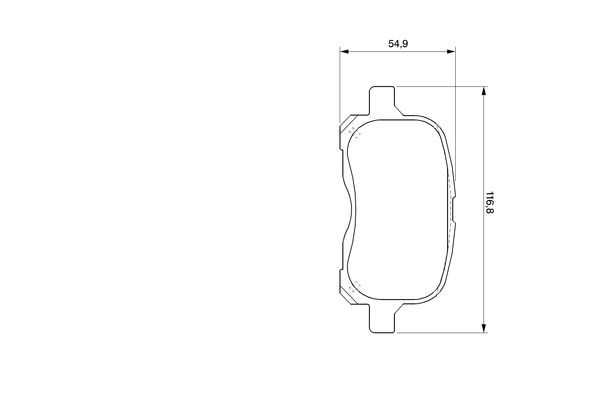 BOSCH 0986424692 Ön Fren Balata