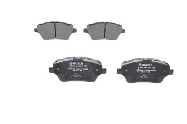 BOSCH 0986494792 Fren Balatası Ön - . Görsel