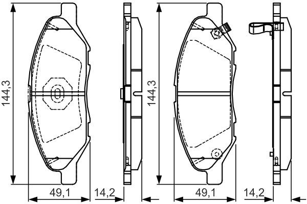 Ön Fren Balatası Nissan 41060Ee30J