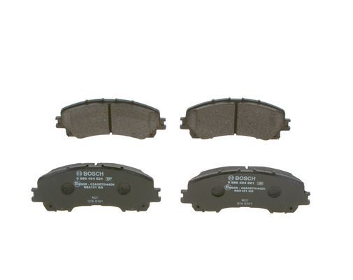 BOSCH 0986494821 Fren Balatası Ön - . Görsel