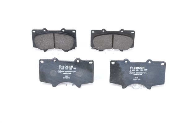 BOSCH 0986494153 Fren Balatası Ön - . Görsel