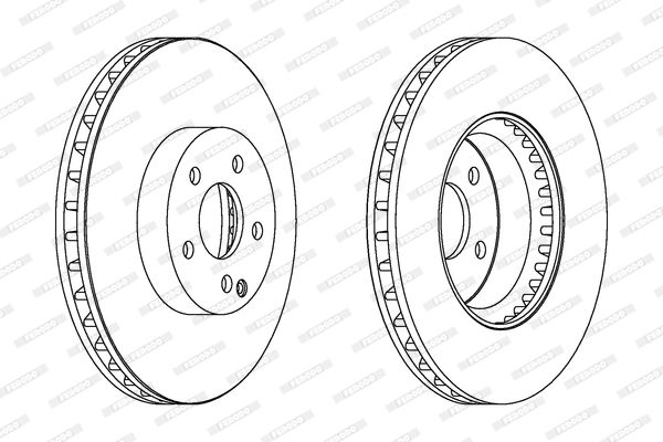 FERODO DDF1692C1 Fren Diski Ön - 2. Görsel