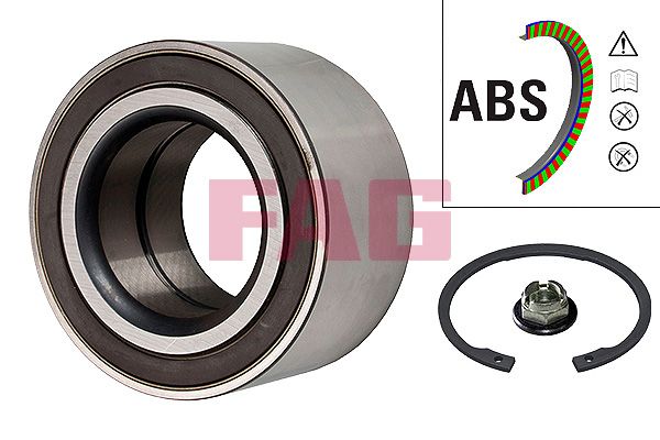 Ön Teker Rulmanı Kit Focus Kuga 2.0 Tdci Abs Li