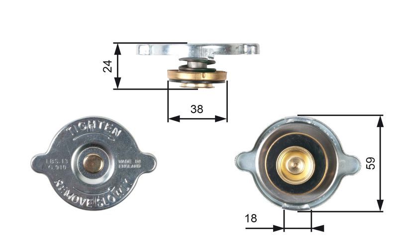 OPAR 4256228 Radyator Kapagı