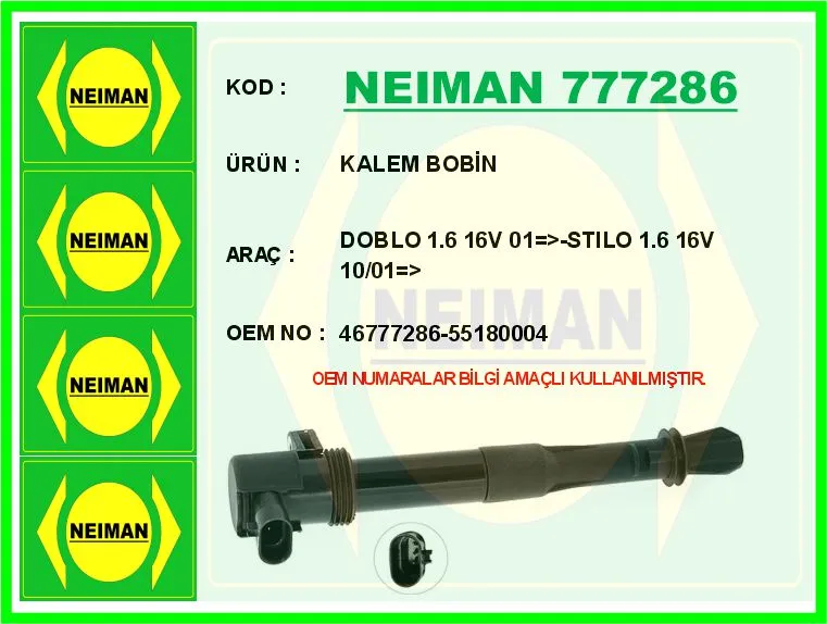 OPAR 46777286 Atesleme Bobını