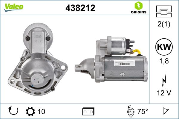 VALEO 438212 Marş Motoru - . Görsel