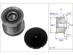 Alternatör Serbest Hareketi Schaeffler INA 535 0085 10