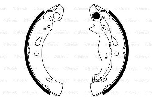 BOSCH 0986487753 Fren Balatası Arka - . Görsel