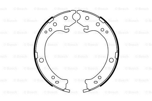 BOSCH 0986487765 Pabuçlu Fren Balatası - . Görsel