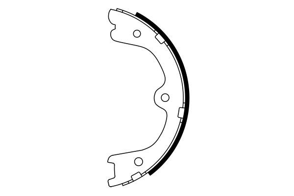 BOSCH 0986487929 Pabuçlu Fren Balatası - . Görsel