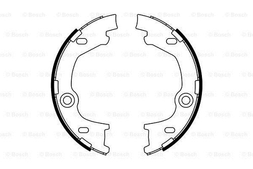 BOSCH 0986487777 Pabuçlu Fren Balatası - . Görsel