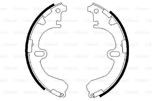 BOSCH 0986487422 Pabuçlu Fren Balatası - . Görsel