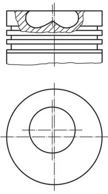 Piston (100.00MM-STD)  NÜRAL 87-71138-STD