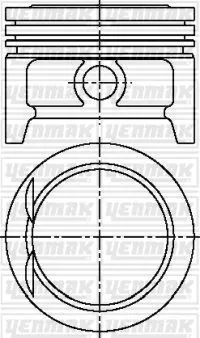 Piston+Segman FEDERAL ORJINAL FM 87-71678 050