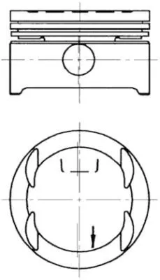 Piston (79.00MM-0.50)  NÜRAL 87-71683-050