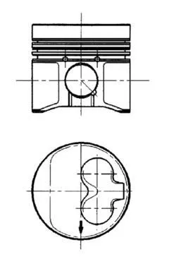 Piston (79.50MM-STD)  NÜRAL 87-72190-STD