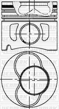 Piston (79.51MM-STD)  KING PISTON 17-7092770