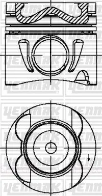 Piston (83.50MM-0.50)  SONNE 150KR07902