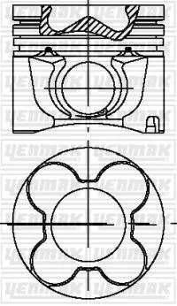Piston (84.00MM-STD)  NÜRAL 8771687STD000G
