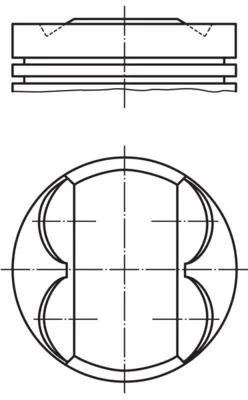 Piston (85.00MM-STD)   MAHLE 081 PI 00106 000