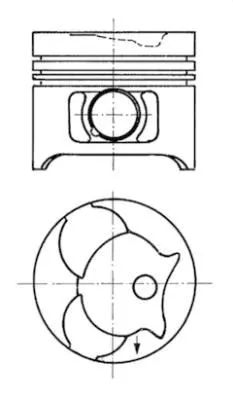 Piston (89.00MM-STD)  NÜRAL 87-70456-100