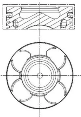 Piston+Segman FEDERAL ORJINAL FM 87-71978 STD