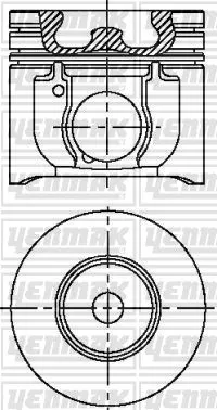 Piston (89.90MM-0.50)  KING PISTON 18-2582393