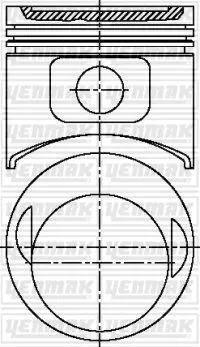 Piston+Segman FEDERAL ORJINAL FM 87-70486 050