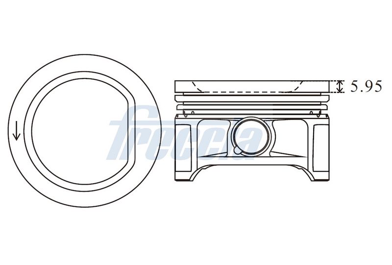 Piston FRECCIA FP23-111700
