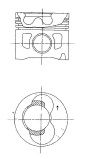 Piston+Segman FEDERAL ORJINAL FM 87-72197 STD