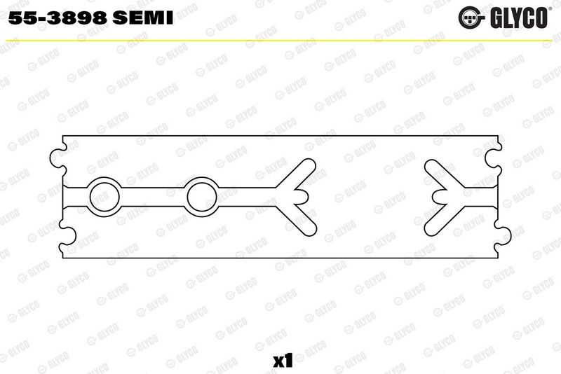 Yatak Burcu, Biyel GLYCO 55-3898 SEMI