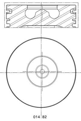Piston MAHLE 014 82 02