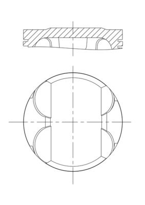 Piston+Segman FEDERAL ORJINAL FM 87-70213 STD