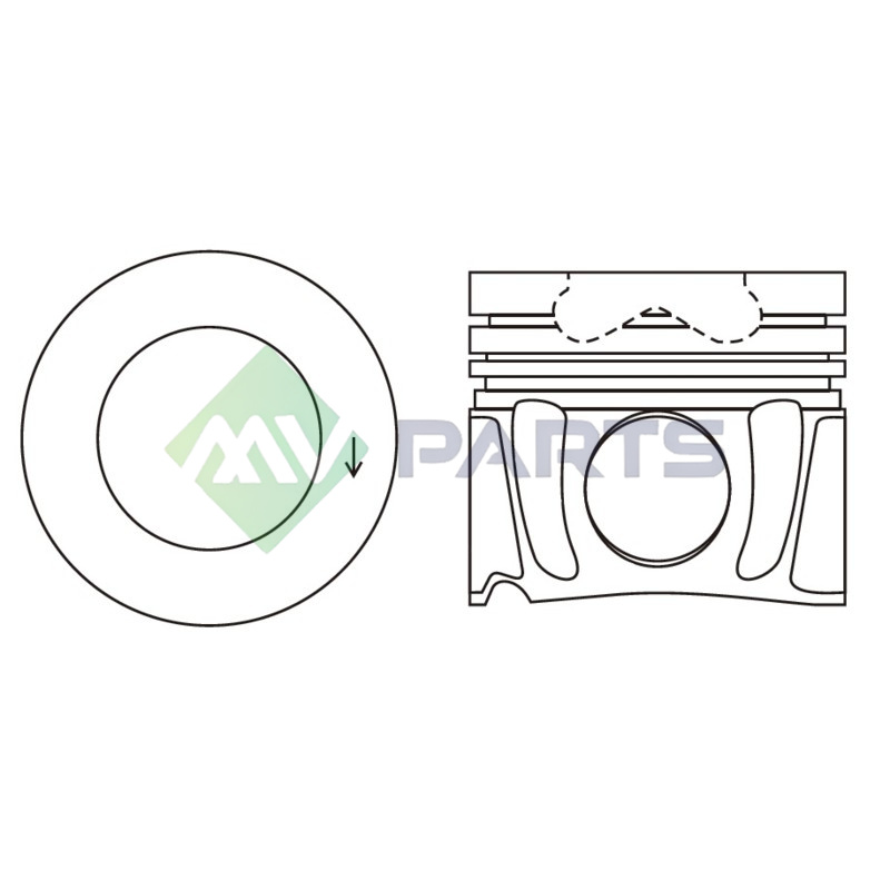 Piston MV Parts MV P5635A