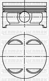 Piston YENMAK 31-04611-050