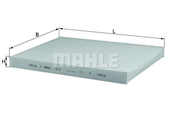 MAHLE LA31 Polen Filtresi