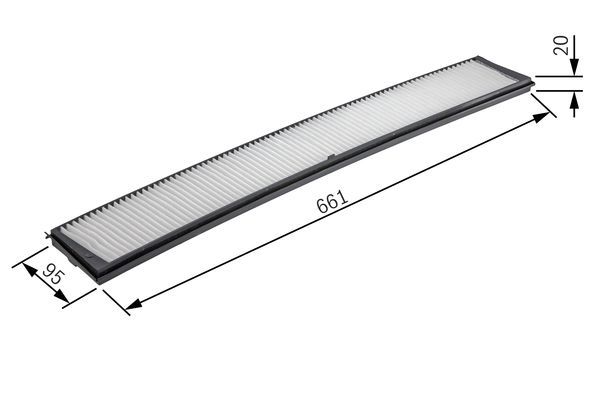 BOSCH 1987432336 Polen Filtresi - . Görsel