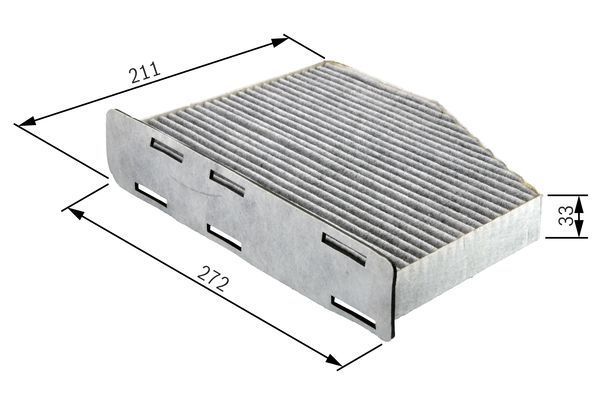 BOSCH 1987432097 Polen Filtresi - . Görsel