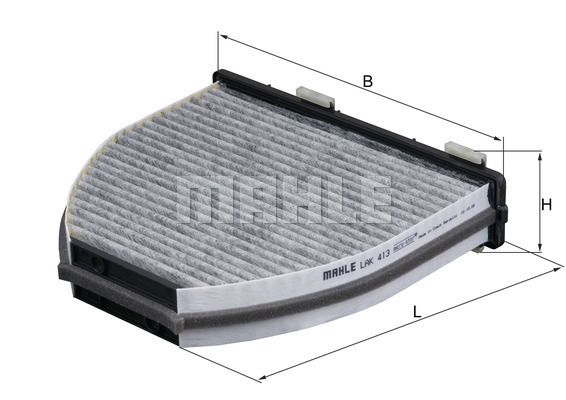 MAHLE LAK413 Polen Filtresi - . Görsel