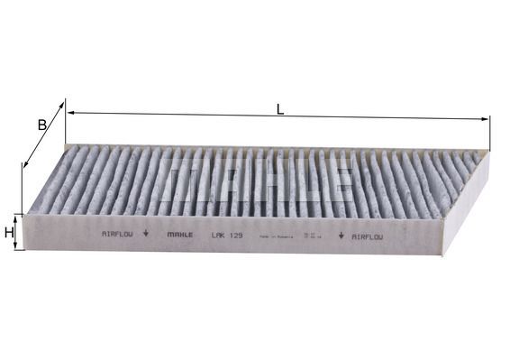 MAHLE LAK129 Polen Filtresi - . Görsel