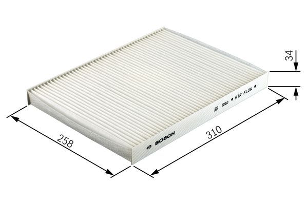 BOSCH 1987432081 Polen Filtresi - . Görsel