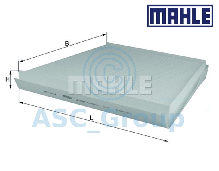 MAHLE LA156 Polen Filtresi - . Görsel