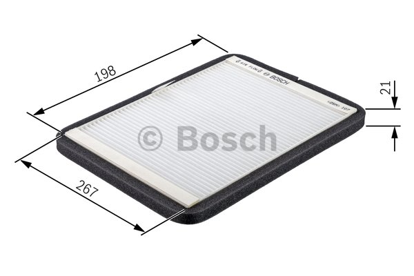 BOSCH 1987432077 Polen Filtresi - . Görsel